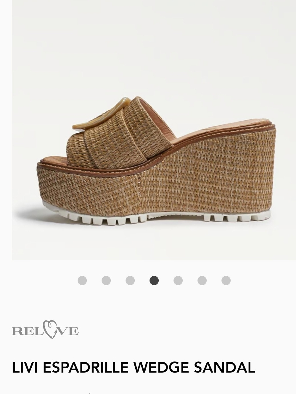 Sam Edelman Livi Espadrille Wedge Sandal - Natural Tan